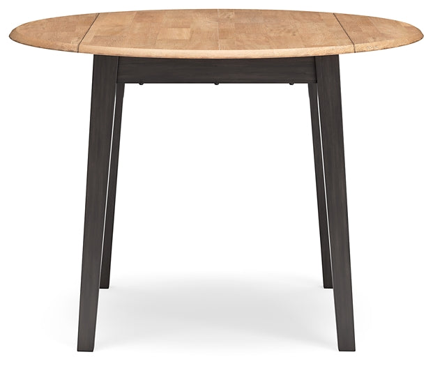 Ashley Express - Gesthaven Round DRM Drop Leaf Table