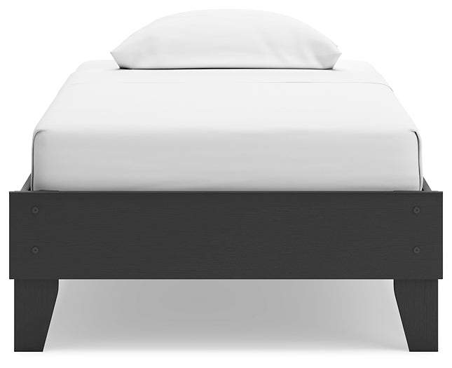 Ashley Express - Socalle Twin Platform Bed with Dresser, Chest and Nightstand